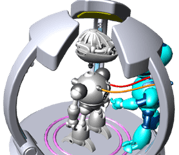 Space observer - part7 (3DCG) sticker #3615036