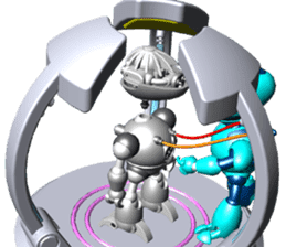 Space observer - part7 (3DCG) sticker #3615036