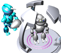 Space observer - part7 (3DCG) sticker #3615037