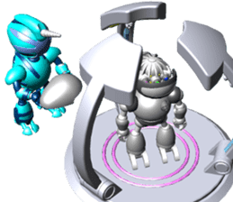 Space observer - part7 (3DCG) sticker #3615037