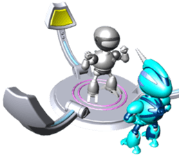 Space observer - part7 (3DCG) sticker #3615038