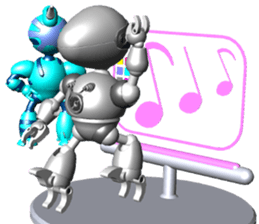 Space observer - part7 (3DCG) sticker #3615042