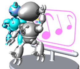 Space observer - part7 (3DCG) sticker #3615042