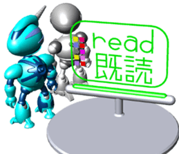 Space observer - part7 (3DCG) sticker #3615043