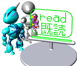 Space observer - part7 (3DCG) sticker #3615043