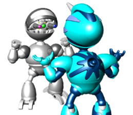 Space observer - part7 (3DCG) sticker #3615046