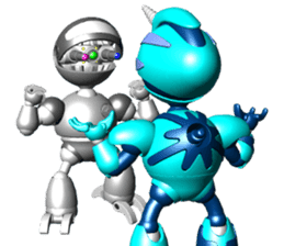 Space observer - part7 (3DCG) sticker #3615046