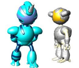 Space observer - part7 (3DCG) sticker #3615056