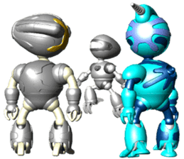 Space observer - part7 (3DCG) sticker #3615057