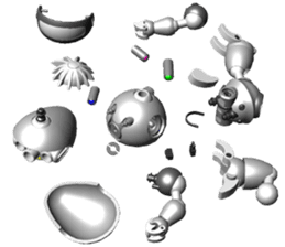 Space observer - part7 (3DCG) sticker #3615063