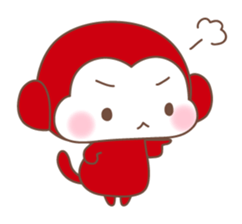 Various colors monkey sticker #3615355