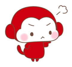 Various colors monkey sticker #3615355