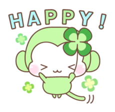 Various colors monkey sticker #3615359