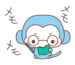 Various colors monkey sticker #3615360