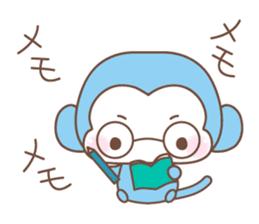 Various colors monkey sticker #3615360