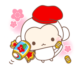 Various colors monkey sticker #3615368