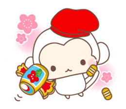 Various colors monkey sticker #3615368