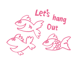 Smile Fish And Friends sticker #3615754