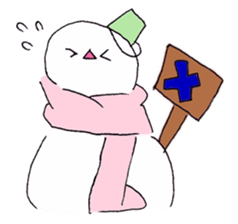 Plump Snowman sticker #3615967