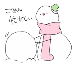 Plump Snowman sticker #3615980