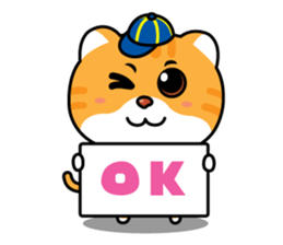 Little Tiger & White Cat sticker #3616027