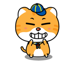 Little Tiger & White Cat sticker #3616030