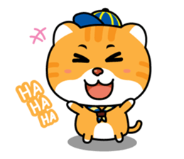 Little Tiger & White Cat sticker #3616031