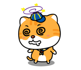 Little Tiger & White Cat sticker #3616033