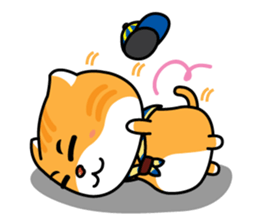 Little Tiger & White Cat sticker #3616044