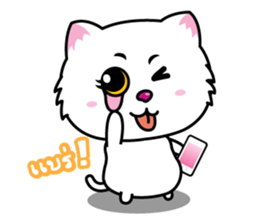 Little Tiger & White Cat sticker #3616048