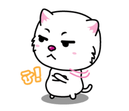 Little Tiger & White Cat sticker #3616051