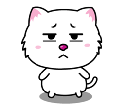 Little Tiger & White Cat sticker #3616056