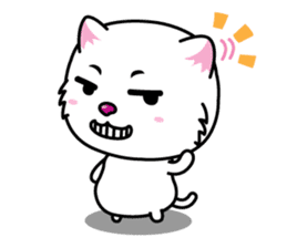 Little Tiger & White Cat sticker #3616057