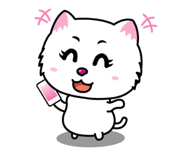 Little Tiger & White Cat sticker #3616058