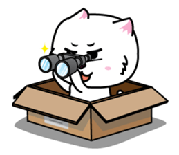 Little Tiger & White Cat sticker #3616061