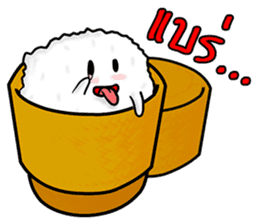 Kra-Tib : The cutie sticky rice sticker #3616396