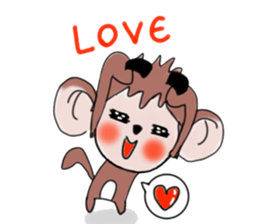 Monkeykung lovely story sticker #3616708