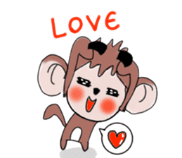 Monkeykung lovely story sticker #3616708
