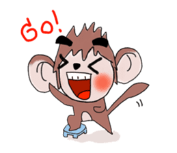 Monkeykung lovely story sticker #3616711