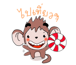 Monkeykung lovely story sticker #3616713