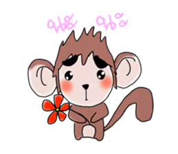 Monkeykung lovely story sticker #3616720