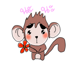 Monkeykung lovely story sticker #3616720
