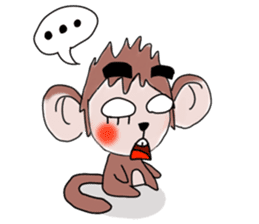 Monkeykung lovely story sticker #3616725