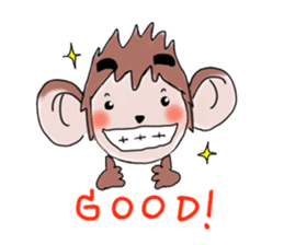 Monkeykung lovely story sticker #3616732