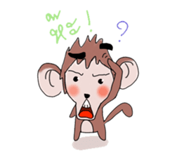 Monkeykung lovely story sticker #3616737