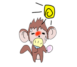 Monkeykung lovely story sticker #3616741