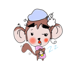 Monkeykung lovely story sticker #3616742