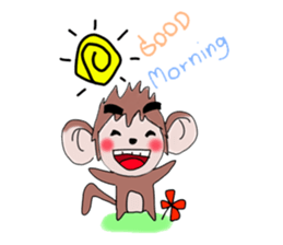 Monkeykung lovely story sticker #3616745
