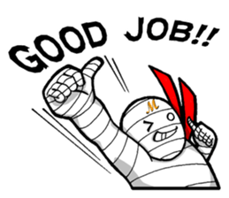 Mummyman ally of justice! sticker #3616795