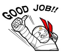 Mummyman ally of justice! sticker #3616795